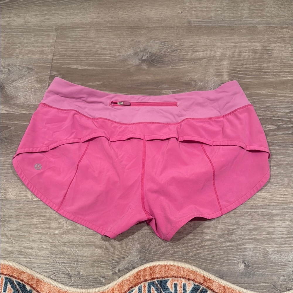 Pink Lululemon Athletic Shorts